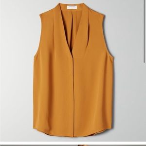 NWOT Babaton Sleeveless Power Blouse - XS